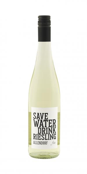 Allendorf "Save Water Drink Riesling free" Alkoholfrei