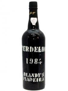 1984 Vintage Verdelho medium dry Madeira, Blandy´s